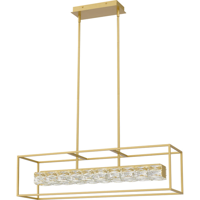 Myhouse Lighting Quoizel - PCDZ136SGD - LED Linear Chandelier - Dazzle - Soft Gold