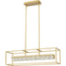 Myhouse Lighting Quoizel - PCDZ136SGD - LED Linear Chandelier - Dazzle - Soft Gold