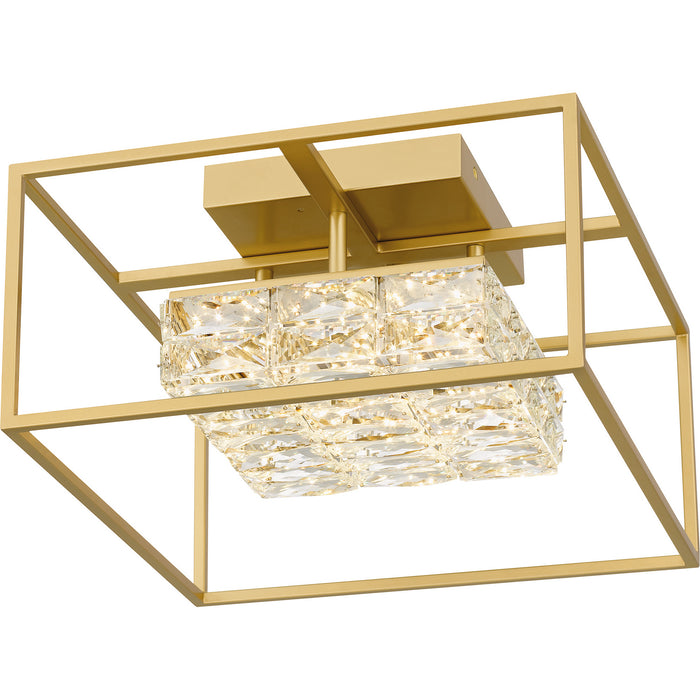 Myhouse Lighting Quoizel - PCDZ1716SGD - LED Semi Flush Mount - Dazzle - Soft Gold