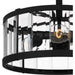 Myhouse Lighting Quoizel - PCLCA1715MBK - Three Light Semi Flush Mount - Lucia - Matte Black