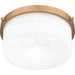 Myhouse Lighting Quoizel - QFL5590AB - Two Light Flush Mount - Quoizel Flush Mount - Aged Brass