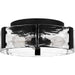 Myhouse Lighting Quoizel - QFL5636MBK - Three Light Flush Mount - Quoizel Flush Mount - Matte Black