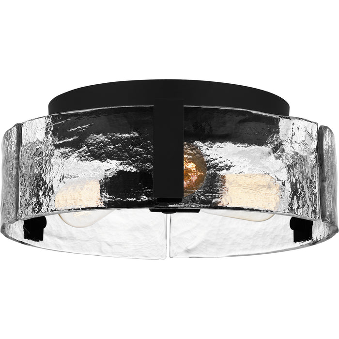 Myhouse Lighting Quoizel - QFL5636MBK - Three Light Flush Mount - Quoizel Flush Mount - Matte Black