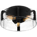 Myhouse Lighting Quoizel - QFL5636MBK - Three Light Flush Mount - Quoizel Flush Mount - Matte Black