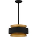 Myhouse Lighting Quoizel - QP5570EK - Three Light Pendant - Quoizel Pendant - Earth Black