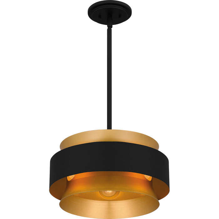 Myhouse Lighting Quoizel - QP5570EK - Three Light Pendant - Quoizel Pendant - Earth Black