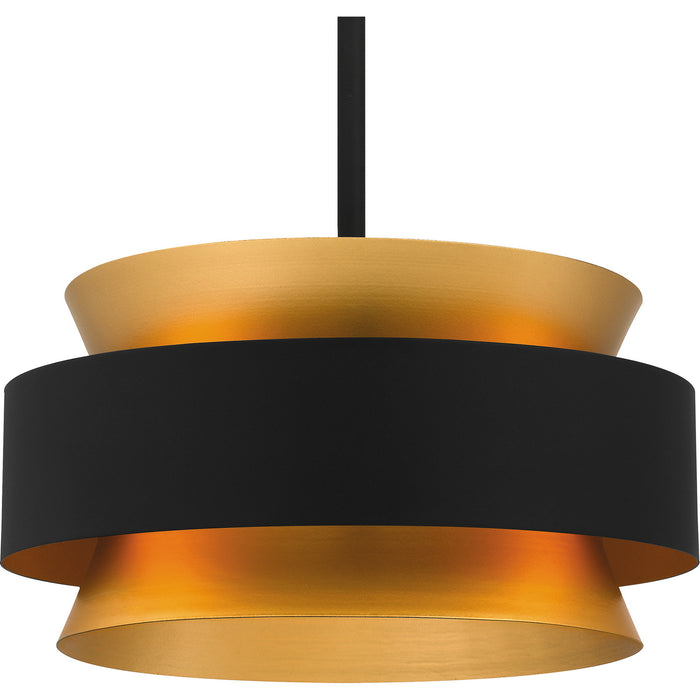 Myhouse Lighting Quoizel - QP5570EK - Three Light Pendant - Quoizel Pendant - Earth Black