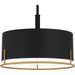 Myhouse Lighting Quoizel - QP5580MBK - Three Light Pendant - Quoizel Pendant - Matte Black