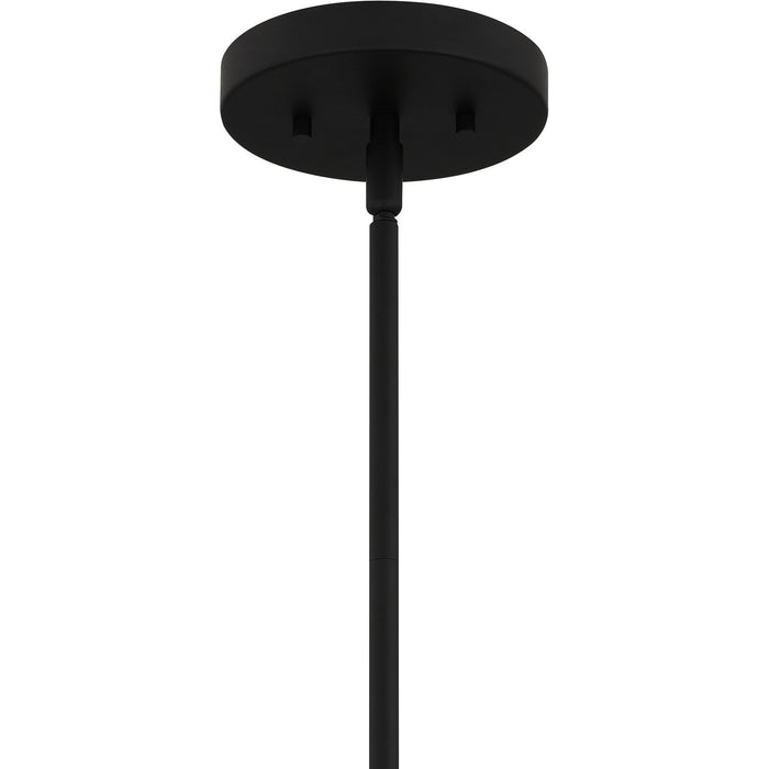 Myhouse Lighting Quoizel - QP5580MBK - Three Light Pendant - Quoizel Pendant - Matte Black