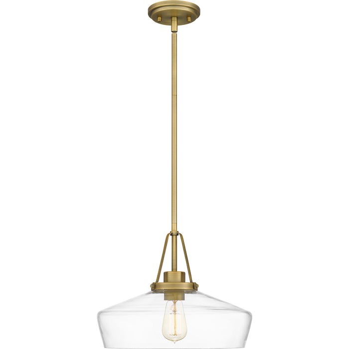 Myhouse Lighting Quoizel - QP5584AB - One Light Pendant - Quoizel Pendant - Aged Brass