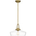 Myhouse Lighting Quoizel - QP5584AB - One Light Pendant - Quoizel Pendant - Aged Brass