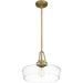 Myhouse Lighting Quoizel - QP5584AB - One Light Pendant - Quoizel Pendant - Aged Brass