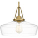 Myhouse Lighting Quoizel - QP5584AB - One Light Pendant - Quoizel Pendant - Aged Brass