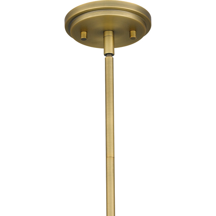 Myhouse Lighting Quoizel - QP5584AB - One Light Pendant - Quoizel Pendant - Aged Brass