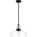 Myhouse Lighting Quoizel - QP5584MBK - One Light Pendant - Quoizel Pendant - Matte Black