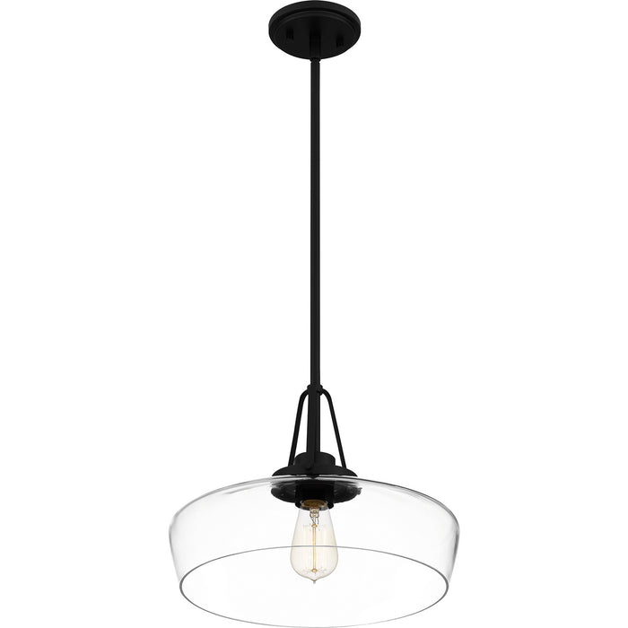 Myhouse Lighting Quoizel - QP5584MBK - One Light Pendant - Quoizel Pendant - Matte Black