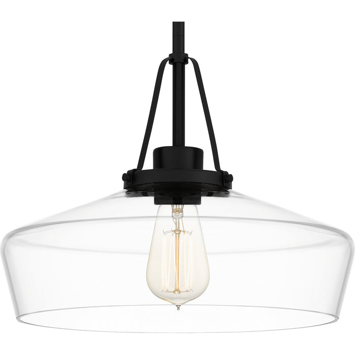 Myhouse Lighting Quoizel - QP5584MBK - One Light Pendant - Quoizel Pendant - Matte Black