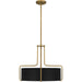 Myhouse Lighting Quoizel - QP5596AB - Four Light Pendant - Quoizel Pendant - Aged Brass