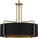 Myhouse Lighting Quoizel - QP5596AB - Four Light Pendant - Quoizel Pendant - Aged Brass