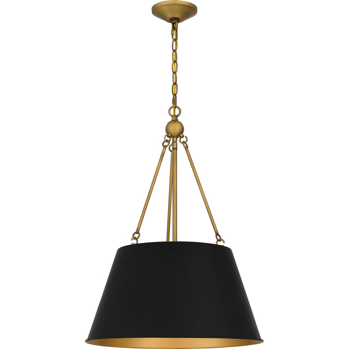 Myhouse Lighting Quoizel - QP5597MBK - Four Light Pendant - Quoizel Pendant - Matte Black