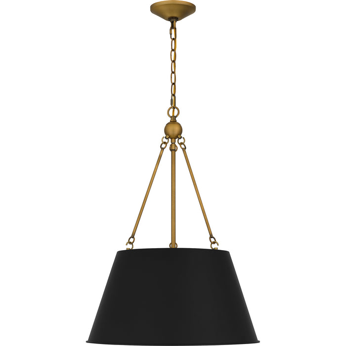 Myhouse Lighting Quoizel - QP5597MBK - Four Light Pendant - Quoizel Pendant - Matte Black