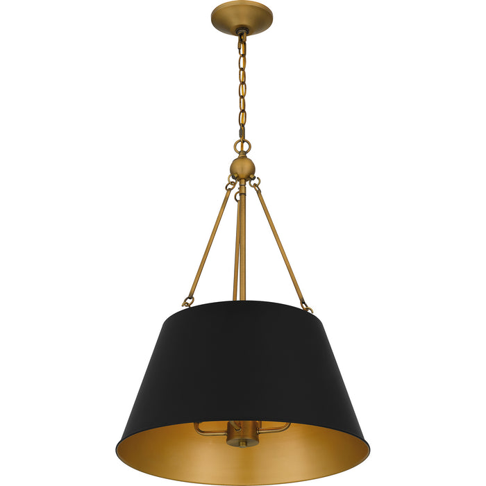 Myhouse Lighting Quoizel - QP5597MBK - Four Light Pendant - Quoizel Pendant - Matte Black