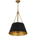 Myhouse Lighting Quoizel - QP5597MBK - Four Light Pendant - Quoizel Pendant - Matte Black