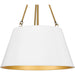 Myhouse Lighting Quoizel - QP5597W - Four Light Pendant - Quoizel Pendant - Matte White