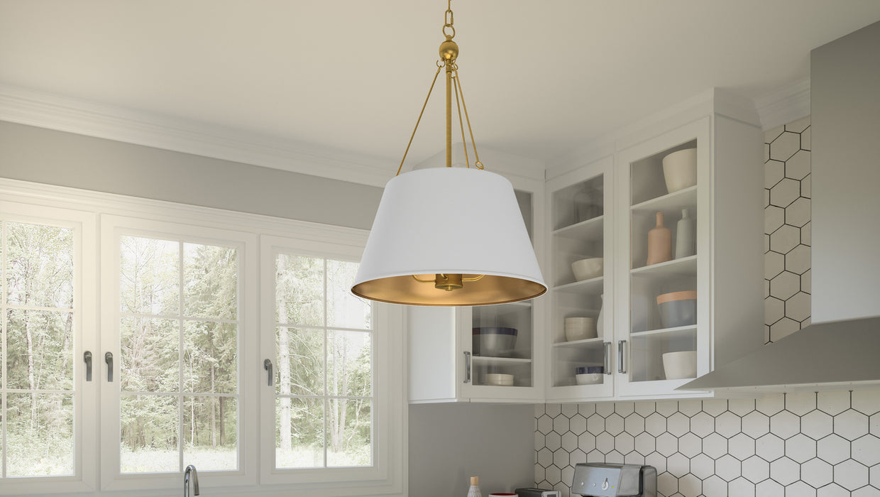 Myhouse Lighting Quoizel - QP5597W - Four Light Pendant - Quoizel Pendant - Matte White