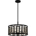 Myhouse Lighting Quoizel - QP5600MBK - Four Light Pendant - Quoizel Pendant - Matte Black