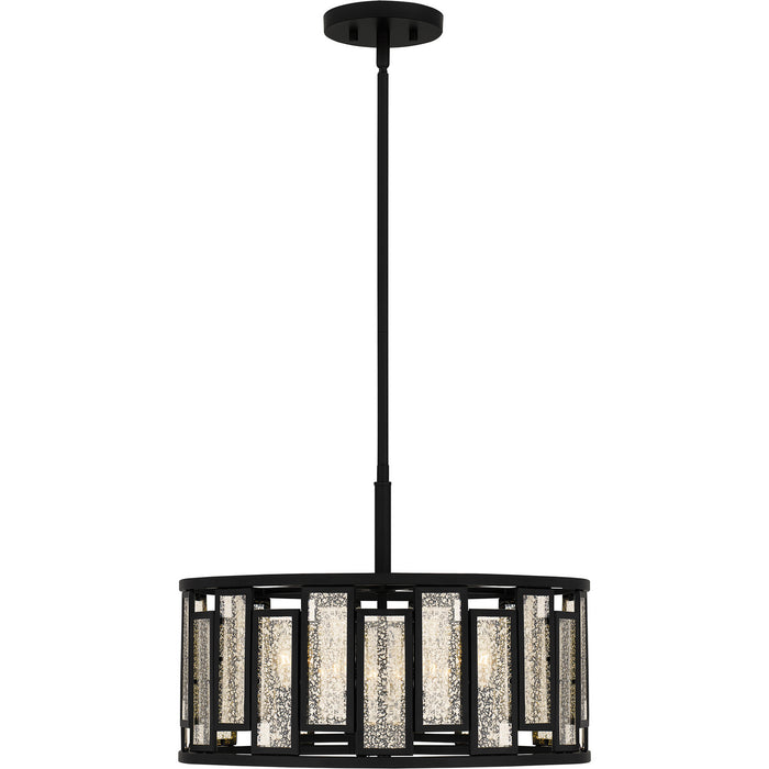 Myhouse Lighting Quoizel - QP5600MBK - Four Light Pendant - Quoizel Pendant - Matte Black