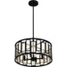 Myhouse Lighting Quoizel - QP5600MBK - Four Light Pendant - Quoizel Pendant - Matte Black