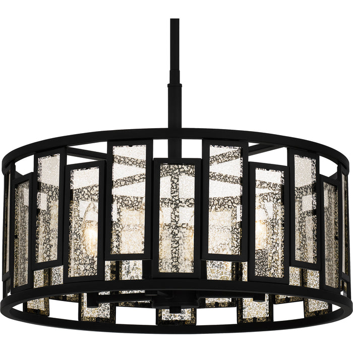 Myhouse Lighting Quoizel - QP5600MBK - Four Light Pendant - Quoizel Pendant - Matte Black