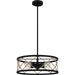 Myhouse Lighting Quoizel - QP5632MBK - Four Light Pendant - Quoizel Pendant - Matte Black