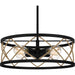 Myhouse Lighting Quoizel - QP5632MBK - Four Light Pendant - Quoizel Pendant - Matte Black