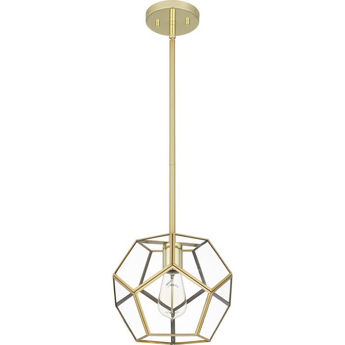 Myhouse Lighting Quoizel - QPP5593B - One Light Mini Pendant - Quoizel Piccolo Pendant - Polished Brass