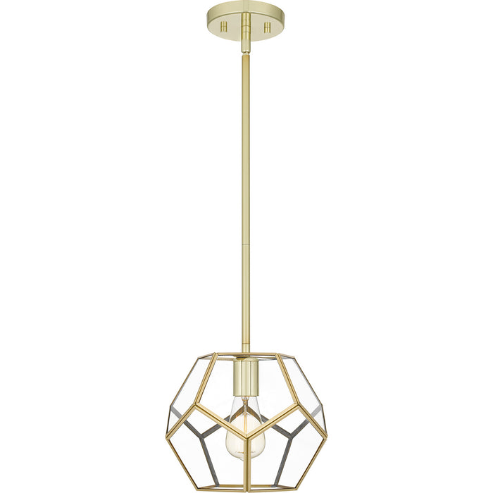 Myhouse Lighting Quoizel - QPP5593B - One Light Mini Pendant - Quoizel Piccolo Pendant - Polished Brass