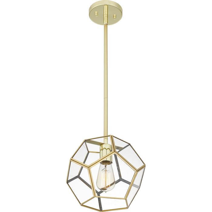 Myhouse Lighting Quoizel - QPP5593B - One Light Mini Pendant - Quoizel Piccolo Pendant - Polished Brass