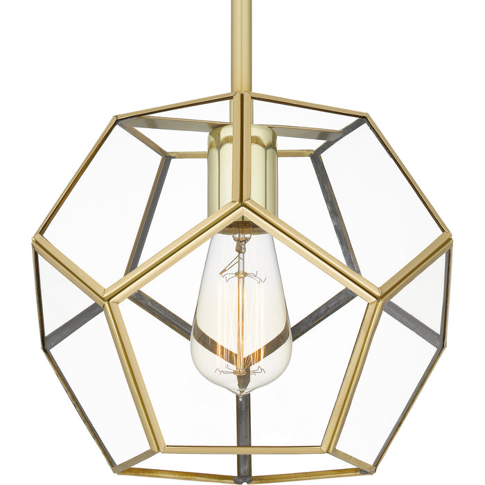 Myhouse Lighting Quoizel - QPP5593B - One Light Mini Pendant - Quoizel Piccolo Pendant - Polished Brass