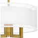 Myhouse Lighting Quoizel - QSF5576AB - Three Light Semi Flush Mount - Quoizel Semi-Flush Mount - Aged Brass