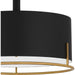 Myhouse Lighting Quoizel - QSF5580MBK - Three Light Semi Flush Mount - Quoizel Semi-Flush Mount - Matte Black