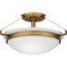 Myhouse Lighting Quoizel - QSF5581WS - Two Light Semi Flush Mount - Quoizel Semi-Flush Mount - Weathered Brass