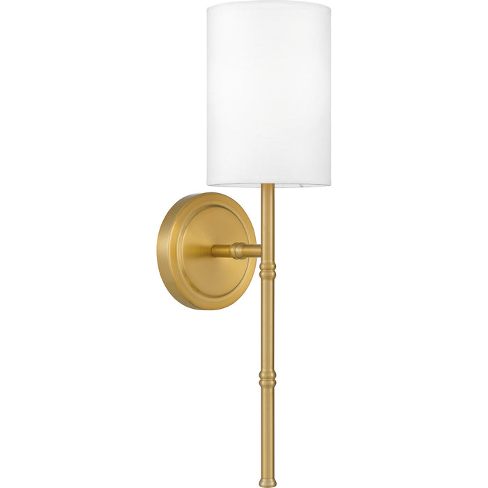 Myhouse Lighting Quoizel - QW16126AB - One Light Wall Sconce - Quoizel Wood - Aged Brass