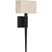 Myhouse Lighting Quoizel - QW16127MBK - One Light Wall Sconce - Quoizel Wood - Matte Black