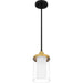 Myhouse Lighting Quoizel - ROW1506MBK - One Light Mini Pendant - Rowland - Matte Black