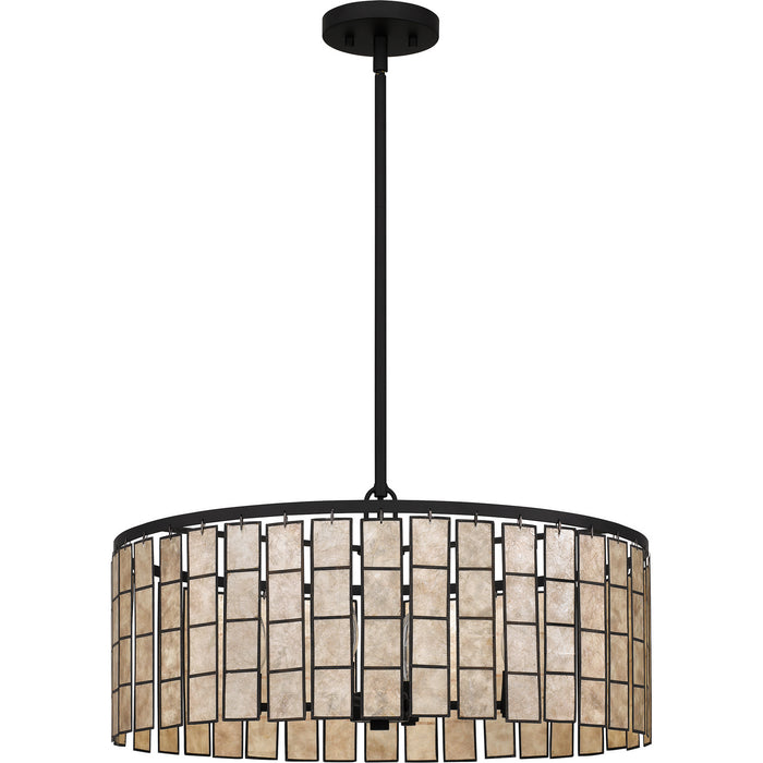 Myhouse Lighting Quoizel - SGLM2822MBK - Four Light Pendant - Seigler - Matte Black