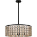 Myhouse Lighting Quoizel - SGLM2822MBK - Four Light Pendant - Seigler - Matte Black