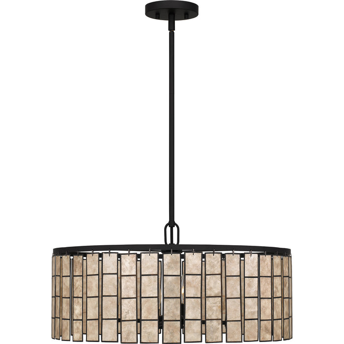 Myhouse Lighting Quoizel - SGLM2822MBK - Four Light Pendant - Seigler - Matte Black