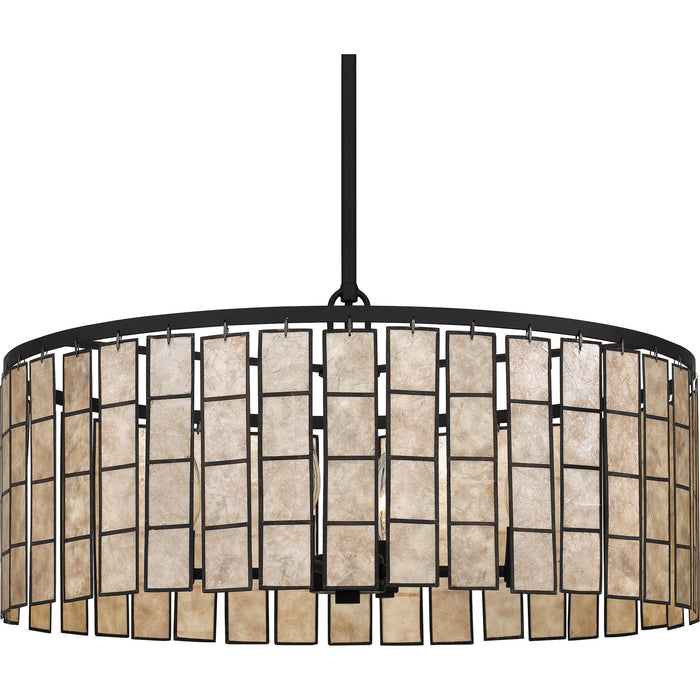 Myhouse Lighting Quoizel - SGLM2822MBK - Four Light Pendant - Seigler - Matte Black