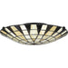 Myhouse Lighting Quoizel - TF5618MBK - Two Light Flush Mount - Tiffany - Matte Black